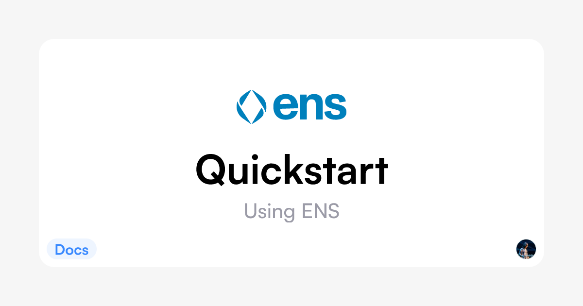 quickstart-ens-docs